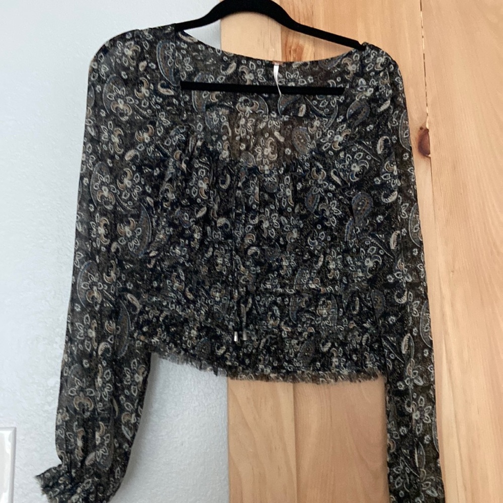 Free People Boho Blouse!!! Size S. EUC!